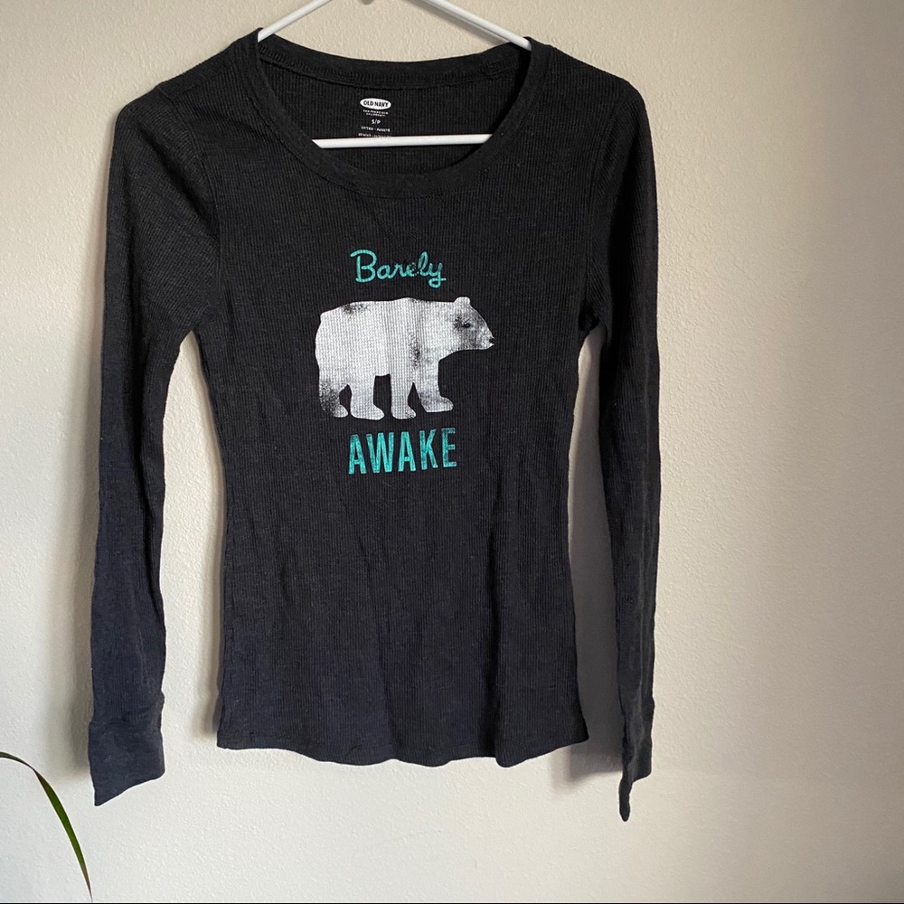 Old Navy Sleep Shirt Polar Bear Size Small